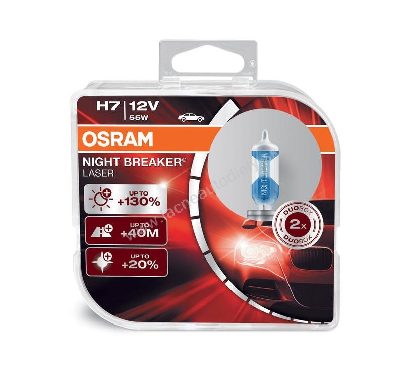 OSRAM H7 NIGHT BREAKER LASER BOX 12V 55W