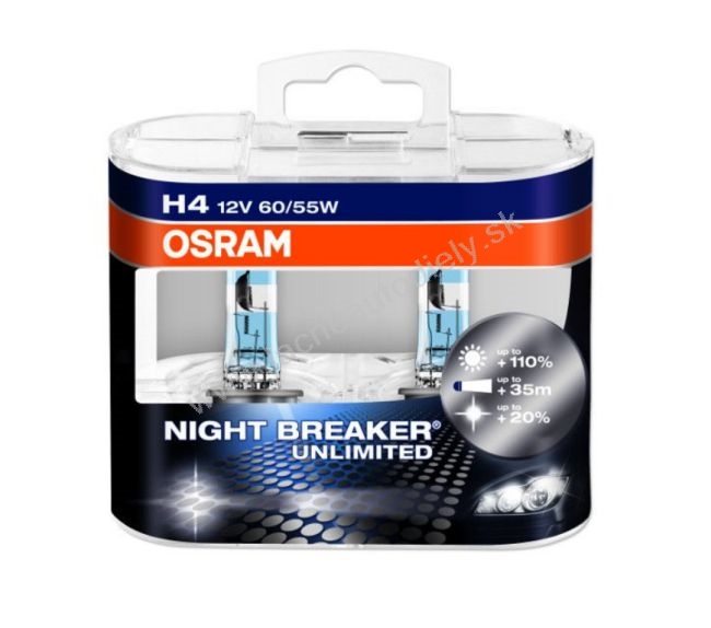 OSRAM H4 NIGHT BREAKER UNLIMITED BOX 12V60/55W