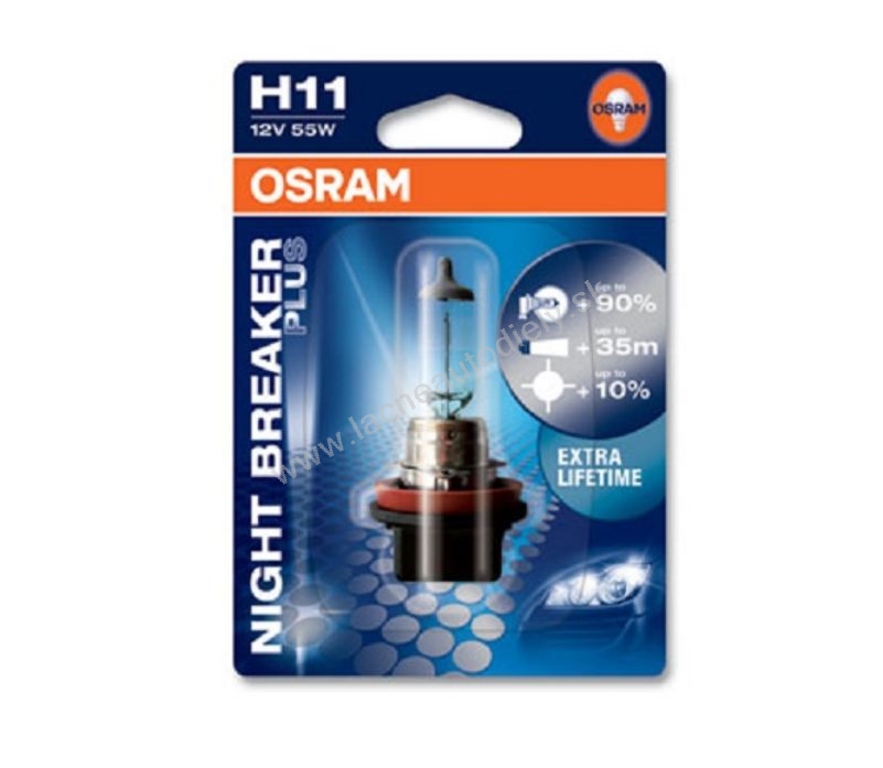 OSRAM H11 NIGHT BREAKER PLUS UNLIMITED NBU 12V 55W