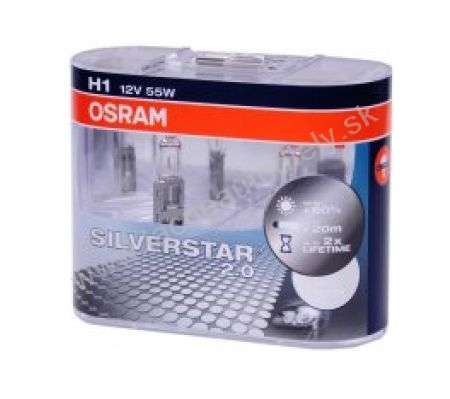 OSRAM H1 SILVERSTAR BOX 12V 55W P14,5s 