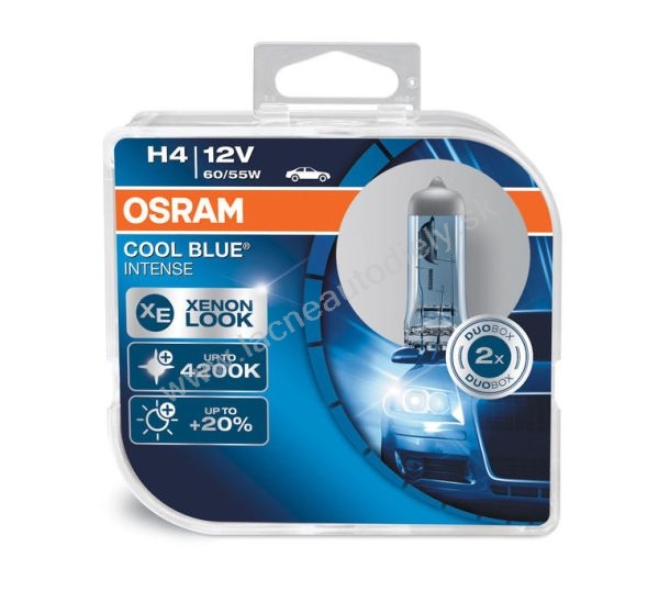 OSRAM H4 12V 60/55W COOL BLUE INTENSE BOX