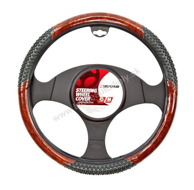 Poťah volantu 37-39 cm imitácia dreva