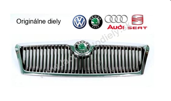 Maska chladiča Octavia II kompletná ORIGINÁL 