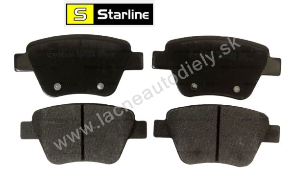 Segmenty zadné 272x10 STARLINE