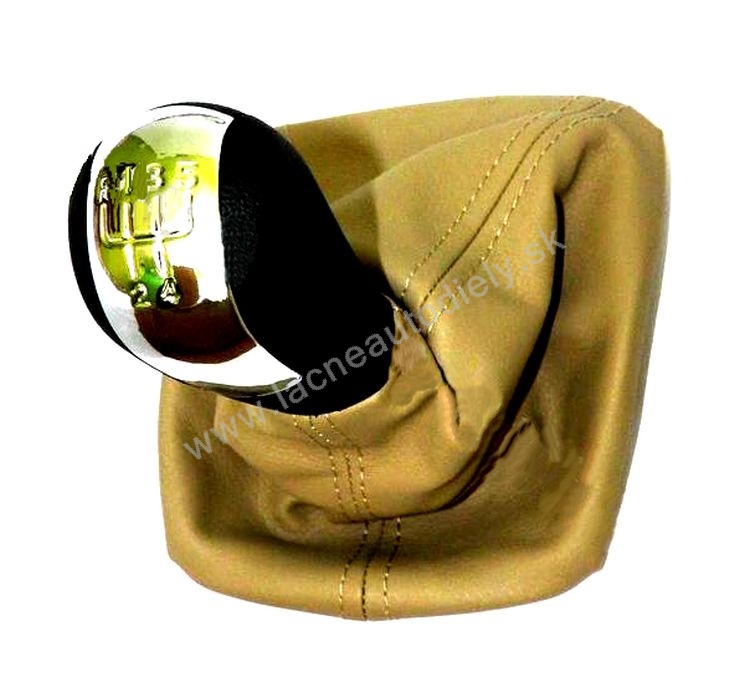Rukoväť rých.páky s manžetou Octavia II BEIGE / CHRÓM