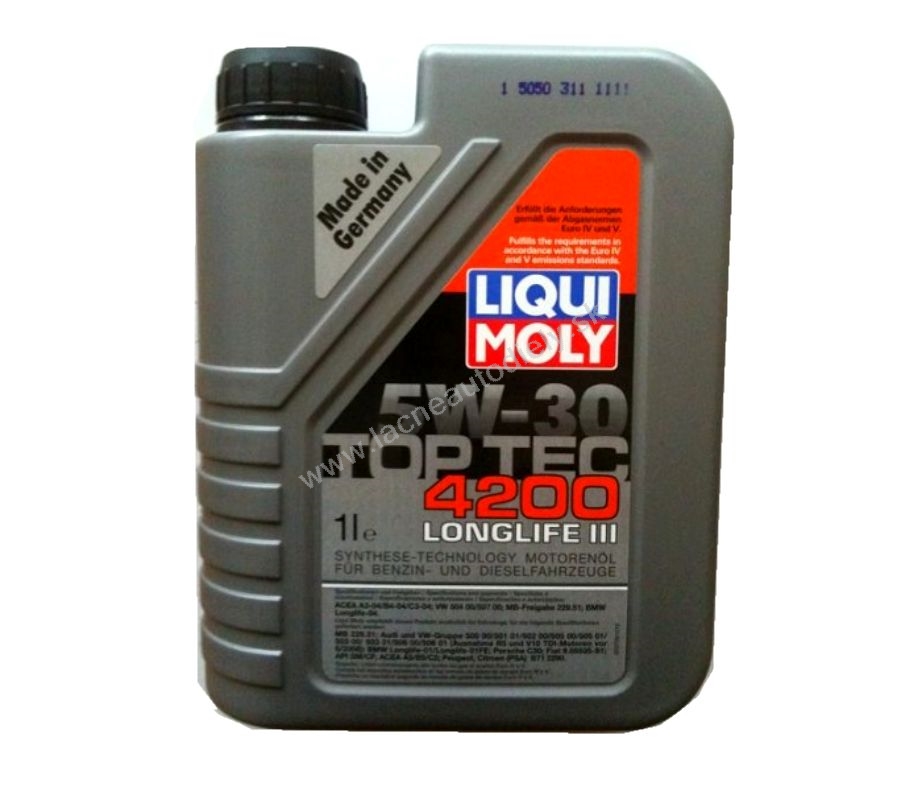 Liqui Moly 3706 Motorový olej TopTec 4200 LL III 5W-30 1L