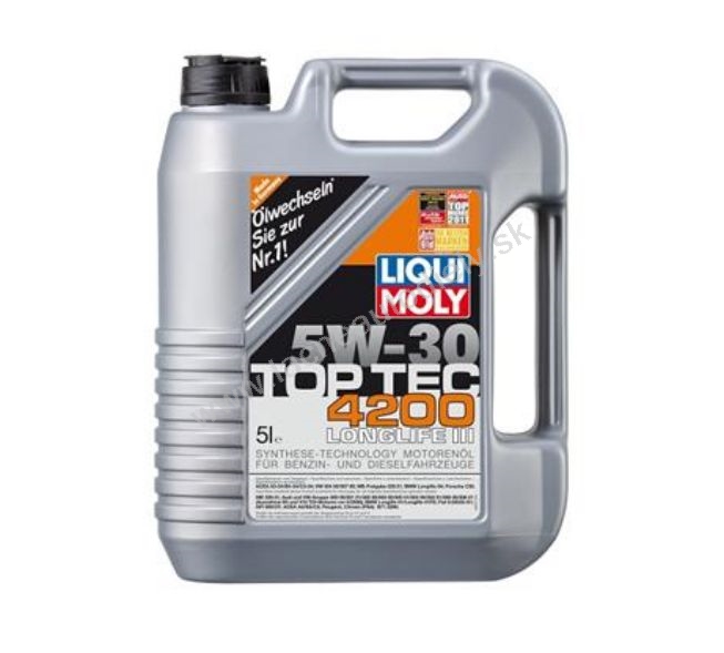 Liqui Moly 3707 Motorový olej TopTec 4200 LL III 5W-30 5L