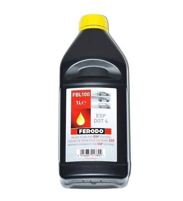 Brzdová kvapalina FERODO DOT 4 pre ESP/ASR  1L