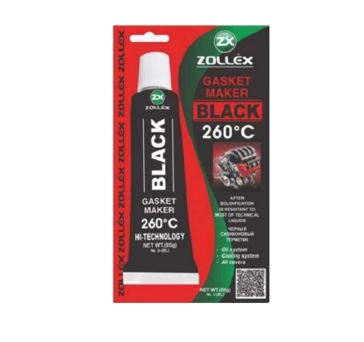 Zollex Silikon 85g čierny 260°C