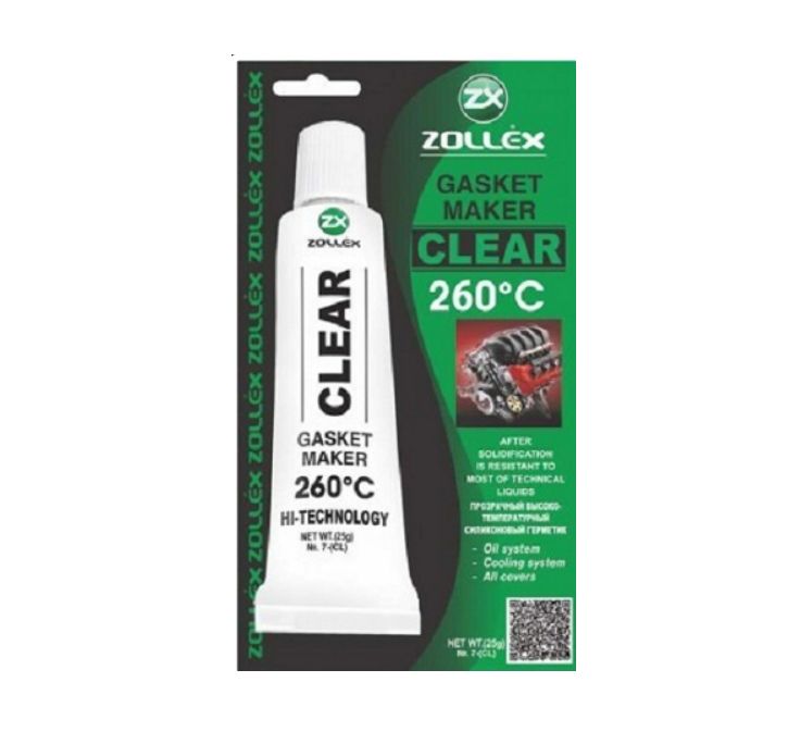 Zollex Silikon 85g transparentný 260°C