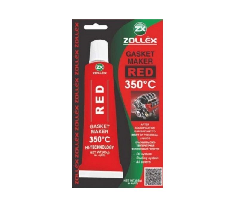 Zollex Silikon 85g červený 350°C