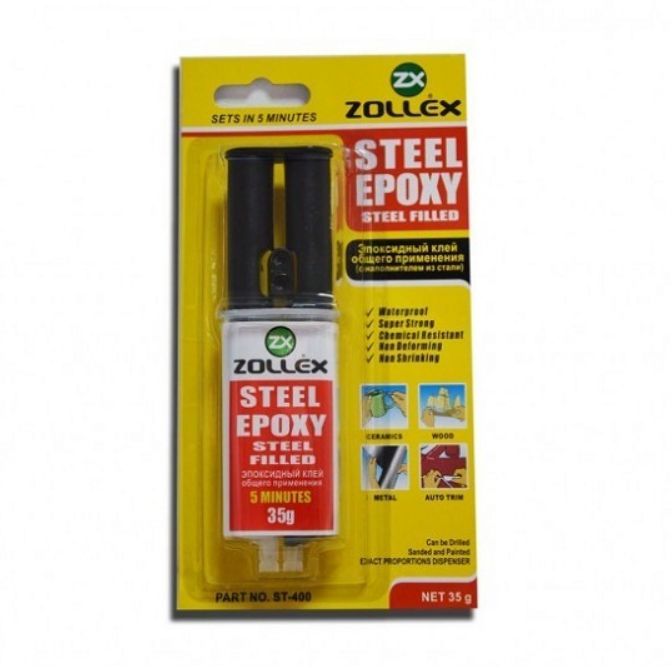 Zollex Tekutý kov 35g ST-400 /Steel Epoxy/