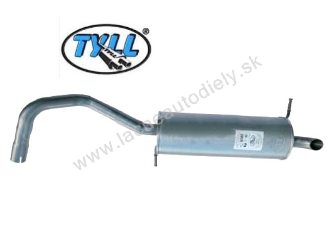 Výfuk Fabia II 1.6/77 zadný diel TYLL