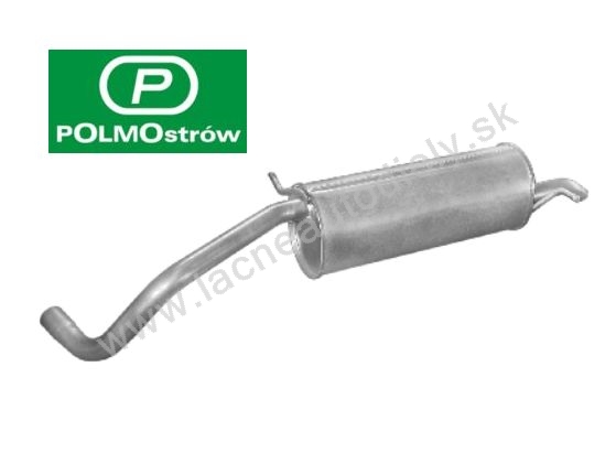 Výfuk Fabia 1.4 zadný diel POLMOSTROW