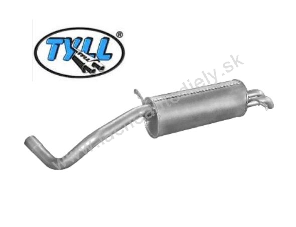 Výfuk Fabia 1.4/1.9 SDi,TDi zadný diel TYLL