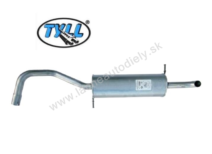 Výfuk Fabia 1.6/77kw zadný diel TYLL
