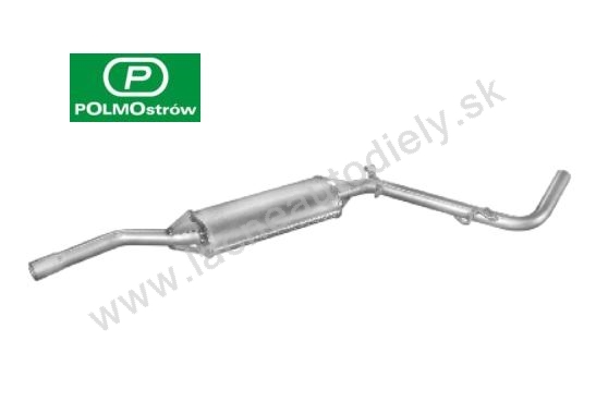 Výfuk Felicia 1.3/50kw stredný diel POLMOSTROW